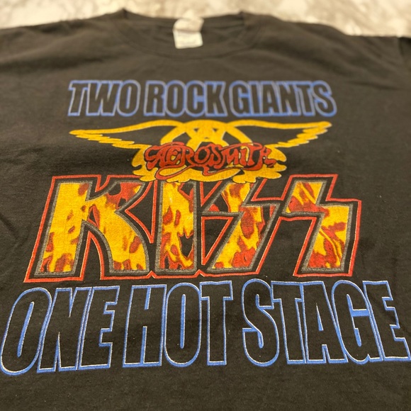 Kiss X Aerosmith Concert Tee - Picture 1 of 5